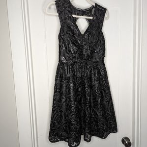 Decode 1.8 Brand New Black Sequin and Lace Cocktail Dress